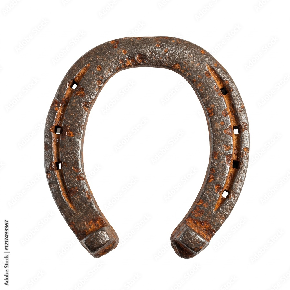 old rusty horseshoe isolated old rusty horseshoe isolated