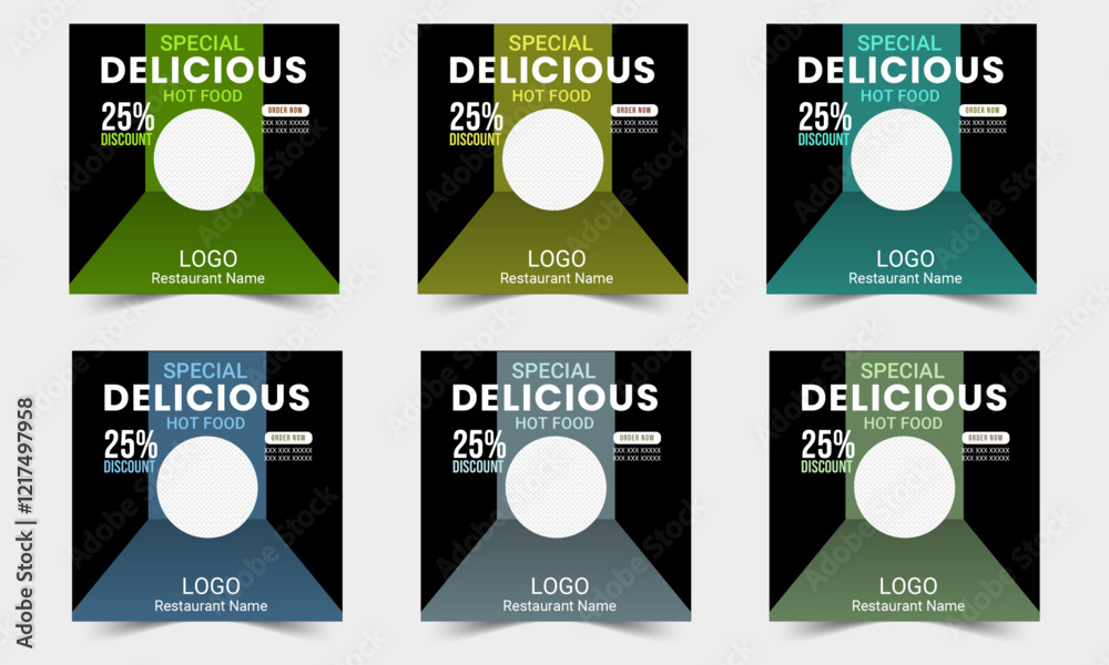 Editable social media post templates for food promotion and marketing. Customizable social media templates for restaurant offers and food ads. Editable social media post templates for food promotion and marketing. Customizable social media templates for restaurant offers and food ads.