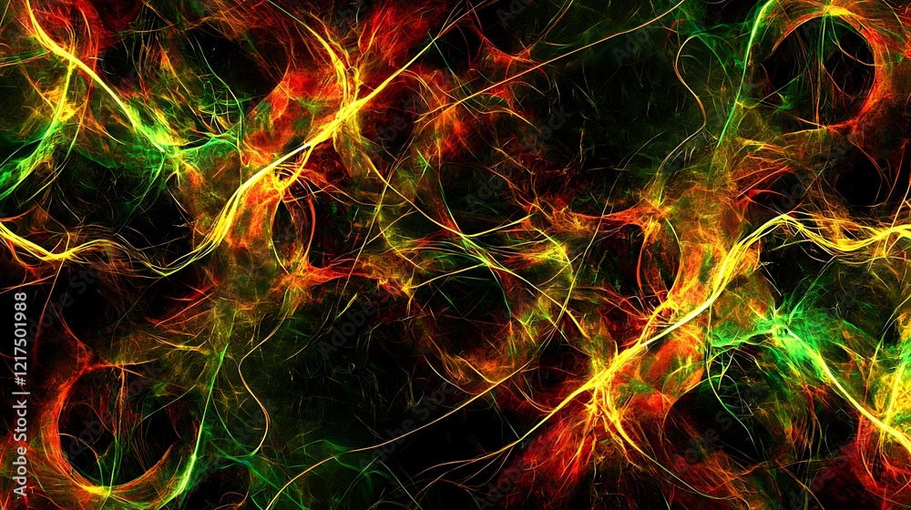 Abstract fiery energy swirls, dark background, digital art, website design Abstract fiery energy swirls, dark background, digital art, website design