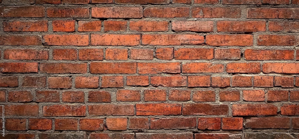 Fototapeta premium Red Brick Wall Texture Background