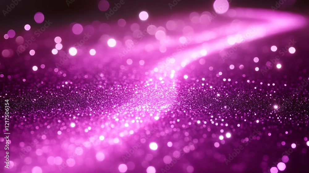 Pink Glitter Background With Sparkling Lights Pink Glitter Background With Sparkling Lights