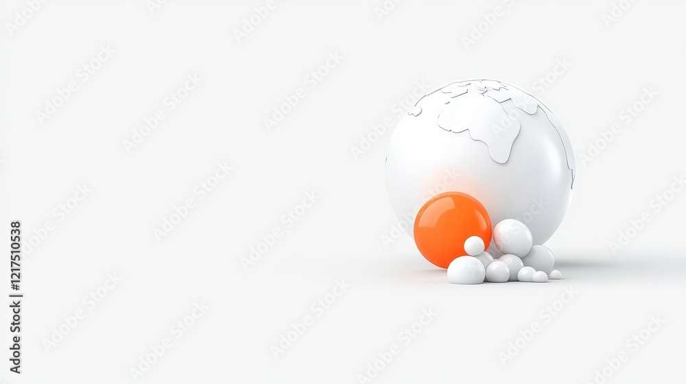 Striking contrast, a single orange yolk encased in pristine egg white captivating culinary image Striking contrast, a single orange yolk encased in pristine egg white captivating culinary image