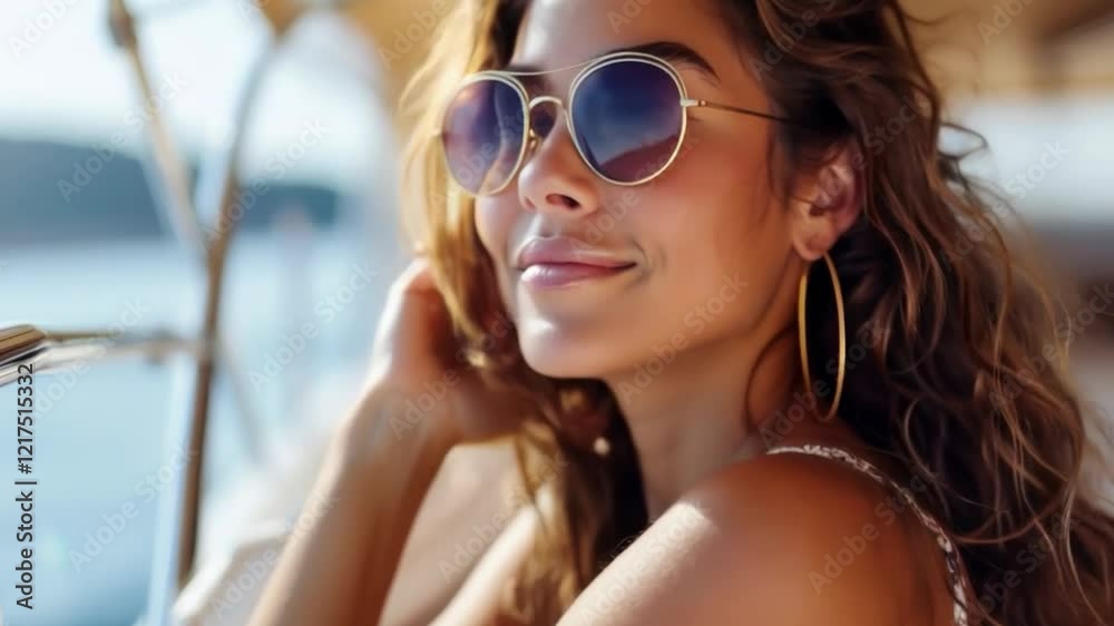 A video of a fashionable girl wearing sunglasses is perfect for promoting fashion brands, summer collections and lifestyle blogs.
A video of a fashionable girl wearing sunglasses is perfect for promoting fashion brands, summer collections and lifestyle blogs.