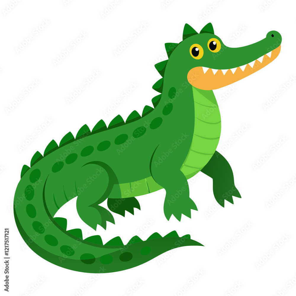crocodile with a smile vector crocodile with a smile vector