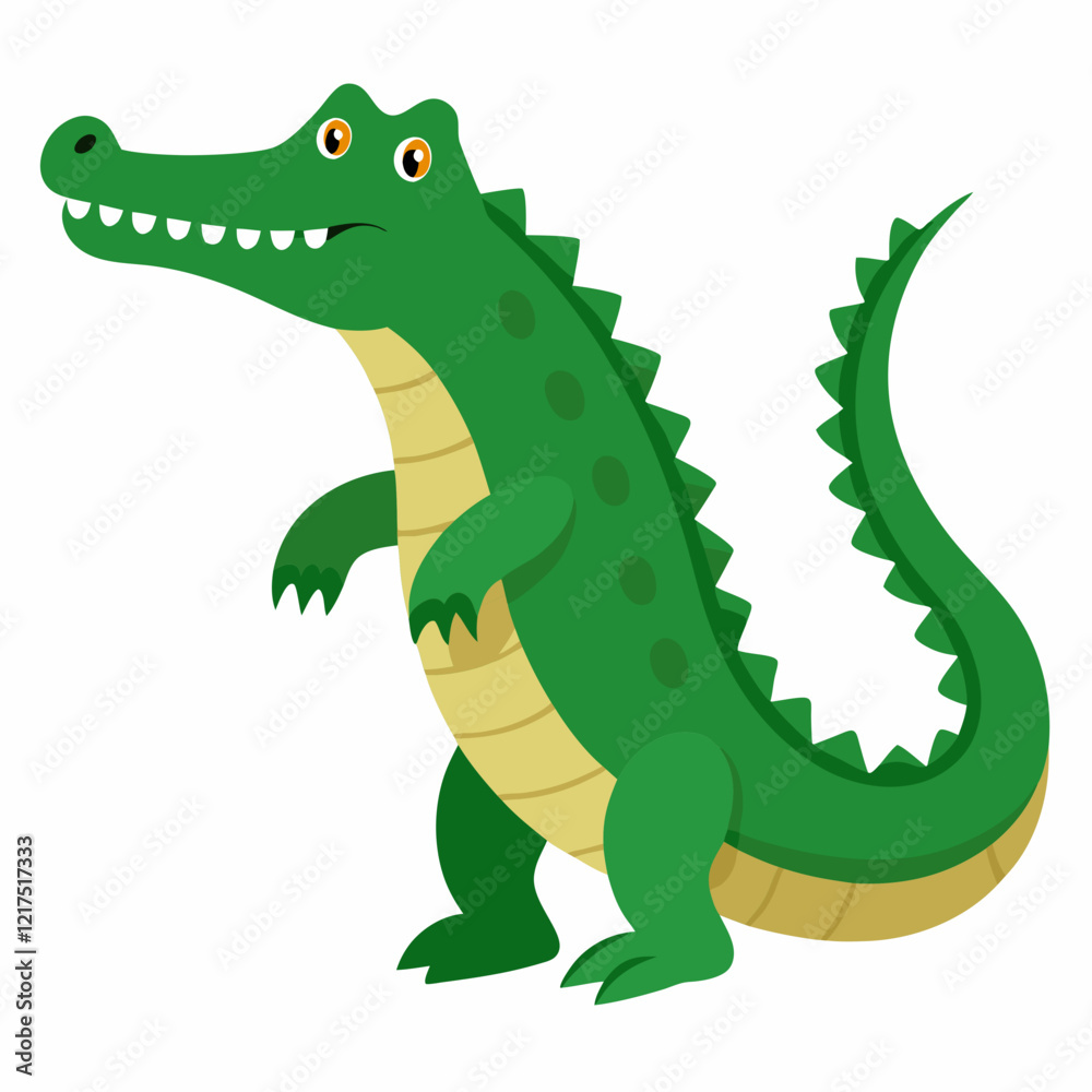 crocodile with a smile vector crocodile with a smile vector