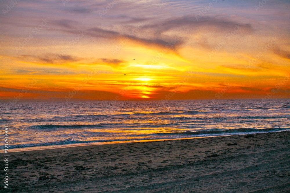 Obraz premium Sunset at the Beach