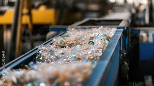 Wallpaper Mural A closeup of environmentally friendly packaging materials being used in the factory symbolizing a commitment to sustainability within shorter supply chains and local production. Torontodigital.ca