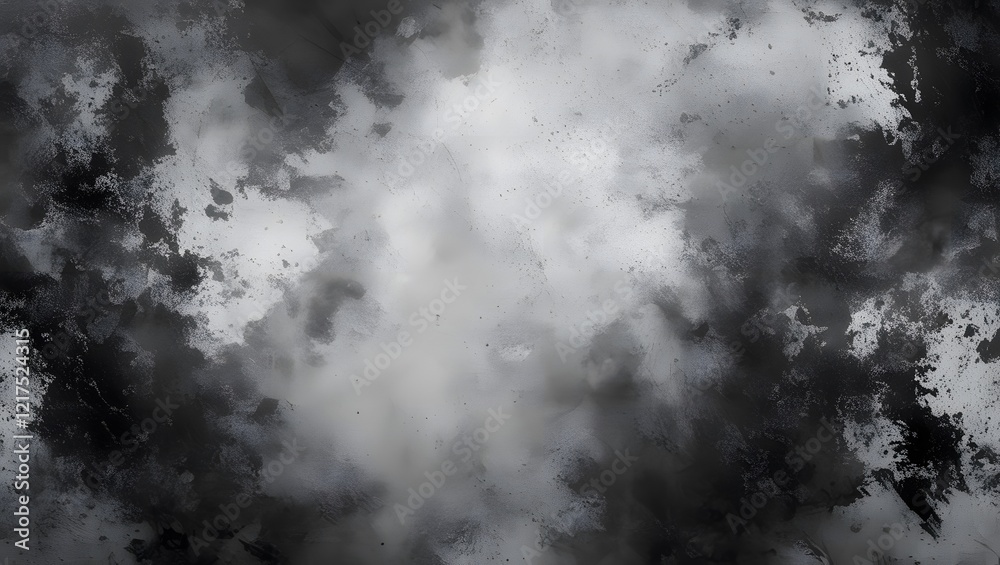 black and white Abstract background with grunge effect like dark clouds, smoke, and fog, creating a textured stormy atmosphere under a moonlit night black and white Abstract background with grunge effect like dark clouds, smoke, and fog, creating a textured stormy atmosphere under a moonlit night