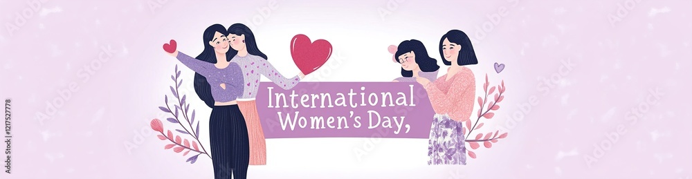 International Women Day paper cut woman card International Women Day paper cut woman card