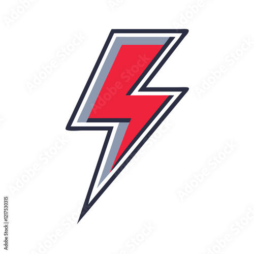 Powerful Lightning Bolt Icon