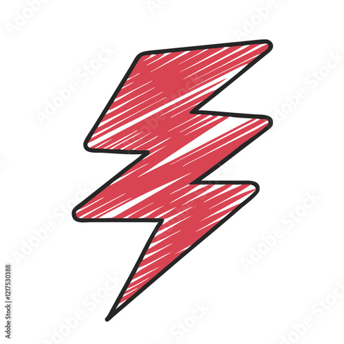 Powerful Lightning Bolt Icon