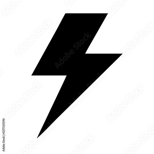 Powerful Lightning Bolt Icon