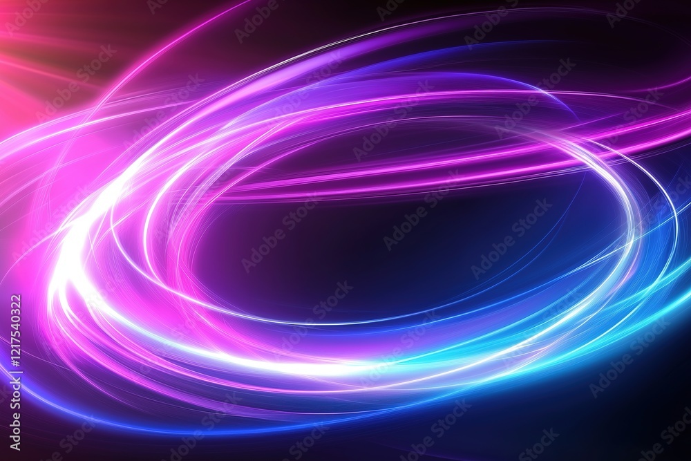 Abstract Background with Neon Glowing Lines: Modern and Dynamic Design for Creative Projects Abstract Background with Neon Glowing Lines: Modern and Dynamic Design for Creative Projects