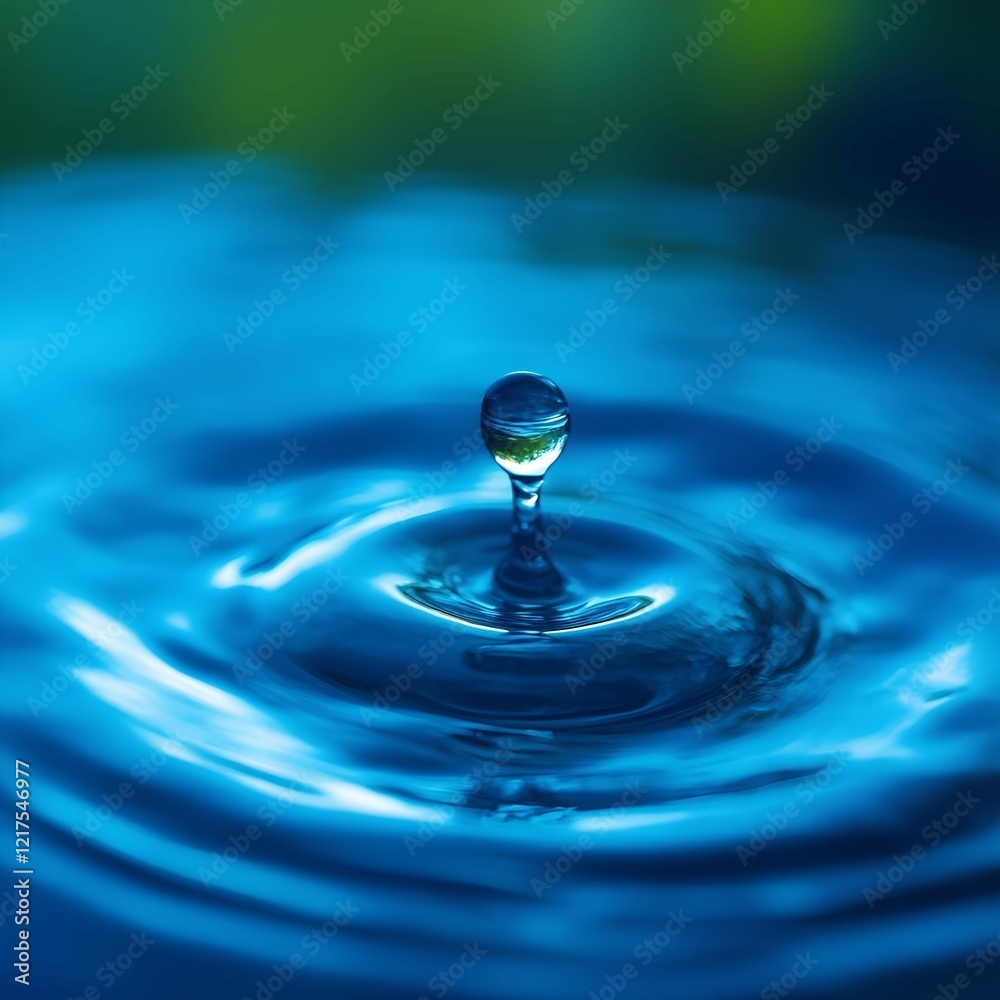 Pure Water Droplet with Realistic Reflection Pure Water Droplet with Realistic Reflection