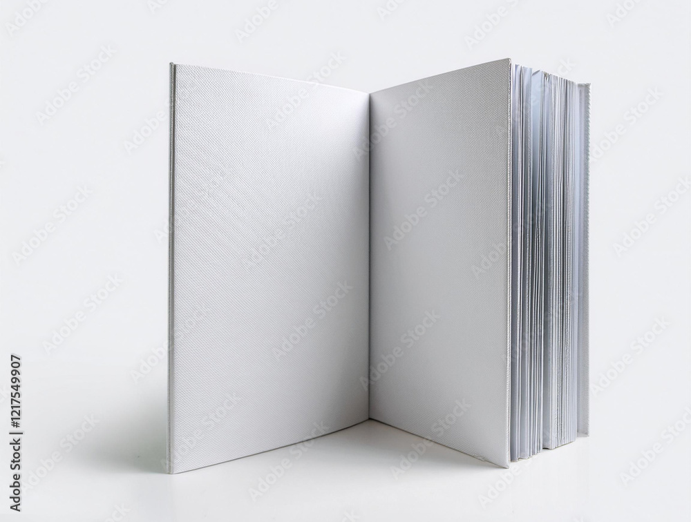 n open and closed book cover mockup, ideal for showcasing and evaluating design concepts in a professional setting