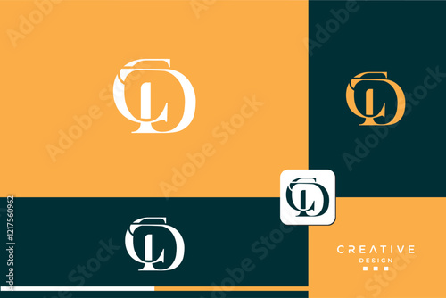 CD, DC, C, D, Abstract Letters Logo Monogram