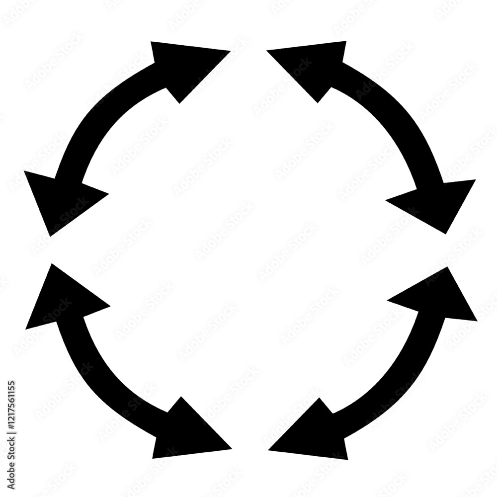 Repeating rotation for arrows icon Repeating rotation for arrows icon