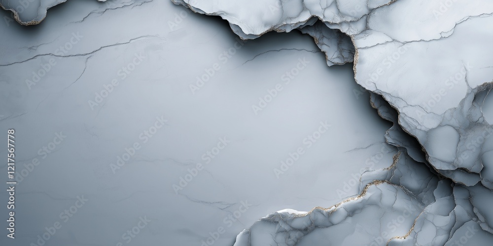 Naklejka premium A white background with a large crack in it