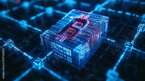 Blockchain Network Concept: Distributed Technology

 photo