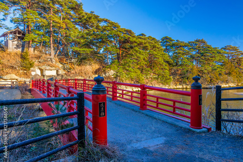 日本三景松島　夕暮れの渡月橋（宮城県宮城郡松島町） photo