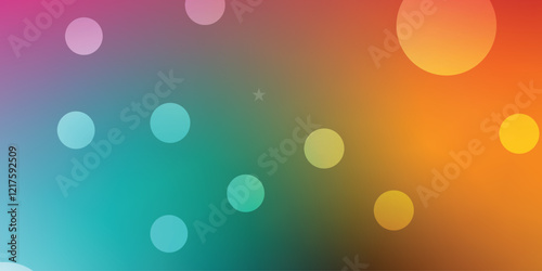 Colorful bokech, circles, abstract background bokeh effects in various colors  design. Vector illustration