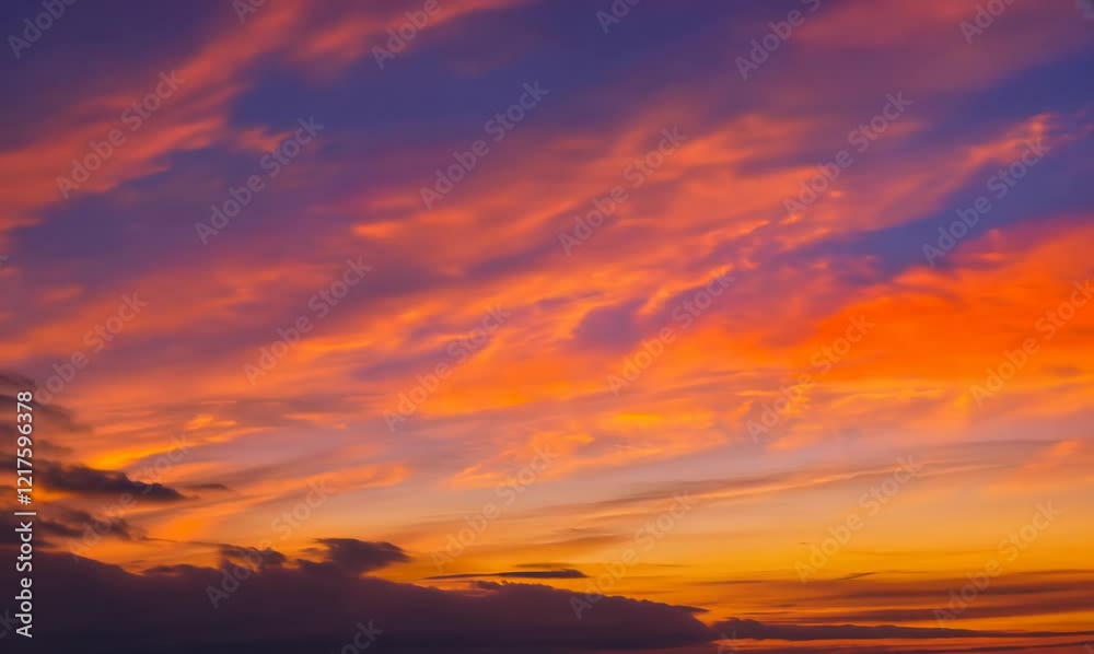 captivating time lapse of colorful sunset clouds