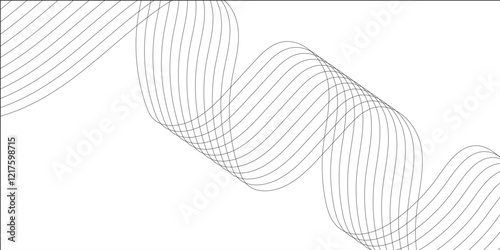 Abstract backdrop with luxury and colorful waves on dark background. Modern technology background, wave design. Vector illustration	
  