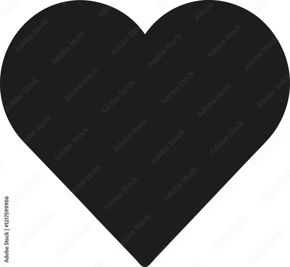 heart vector shape, modern love and icon, Valentine's Day-heart, love black silhouette heart vector shape, modern love and icon, Valentine's Day-heart, love black silhouette