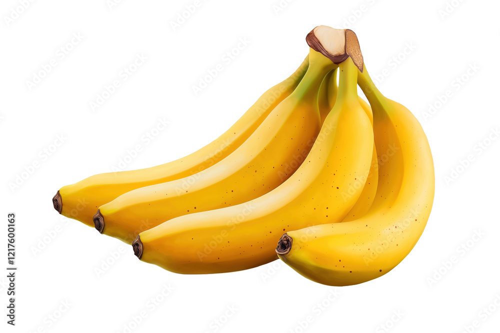A bunch of ripe yellow bananas, ready to be enjoyed. Perfect for a healthy snack or smoothie! A bunch of ripe yellow bananas, ready to be enjoyed. Perfect for a healthy snack or smoothie!