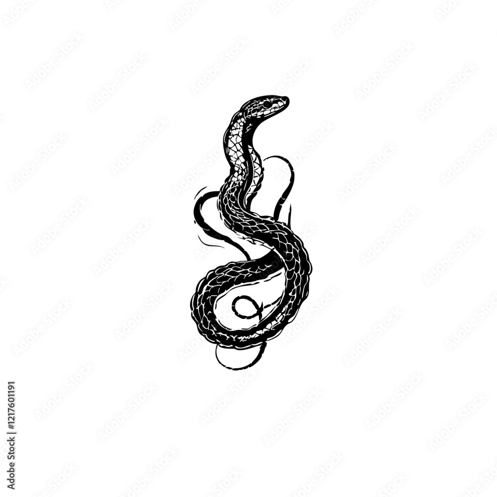 Obraz premium Snake Vector Logo Design