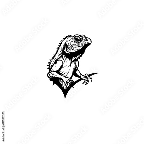 Iguana Vector Logo Design