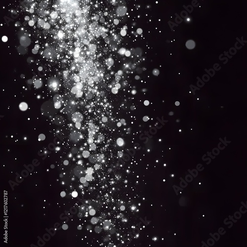 very aesthetic splashes, on a black and white background