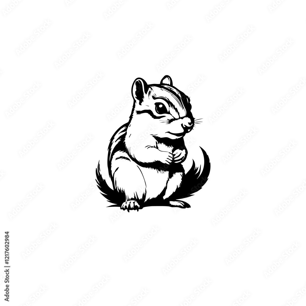 Obraz premium Squirrel Vector Logo Design