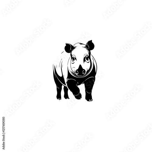 Tapir Vector Logo Design