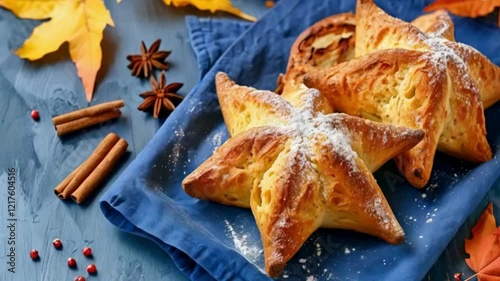Star Cookies with Cinnamon

