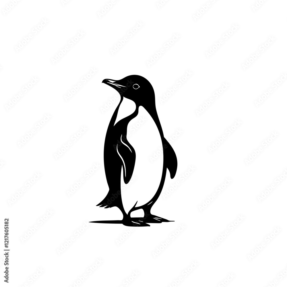 Obraz premium Penguin Vector Logo Design
