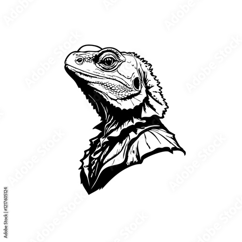 Iguana Vector Logo Design