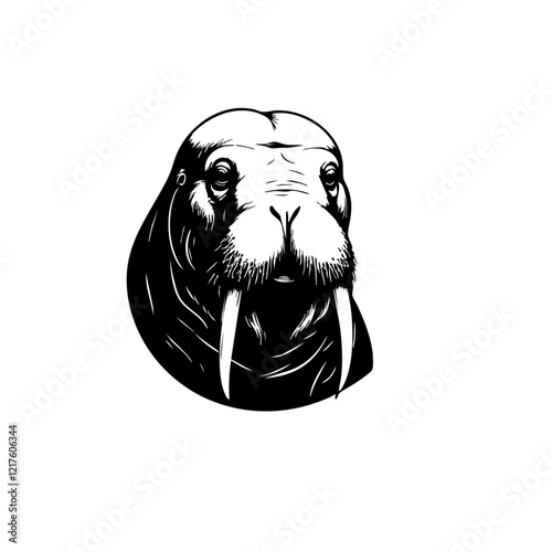 Walrus Vector Logo Design