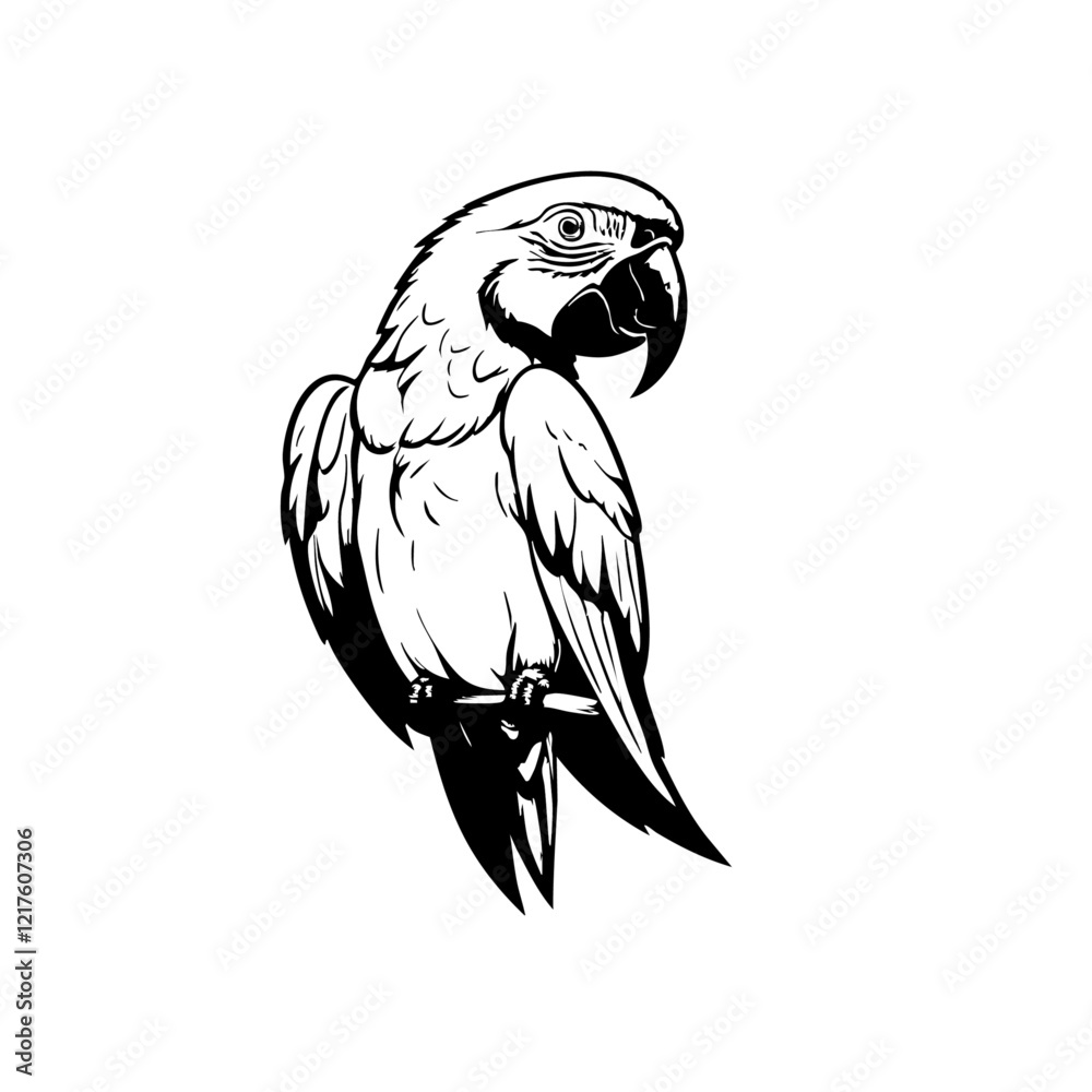Fototapeta premium Parrot Vector Logo Design