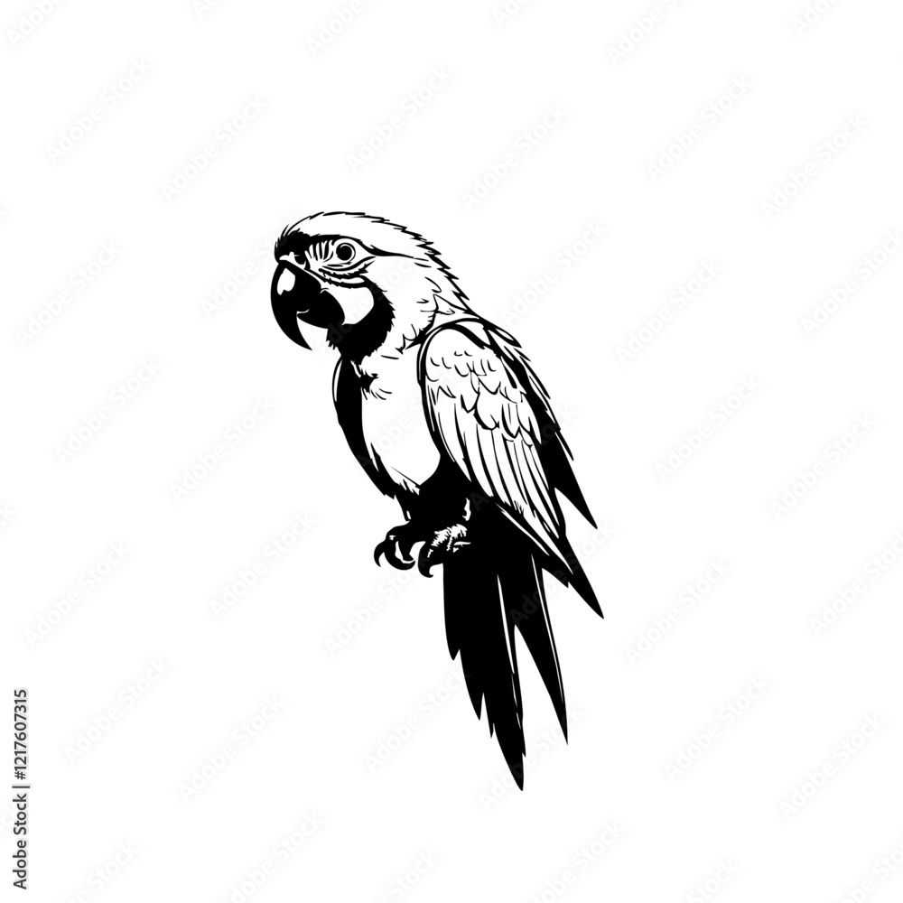 Fototapeta premium Parrot Vector Logo Design