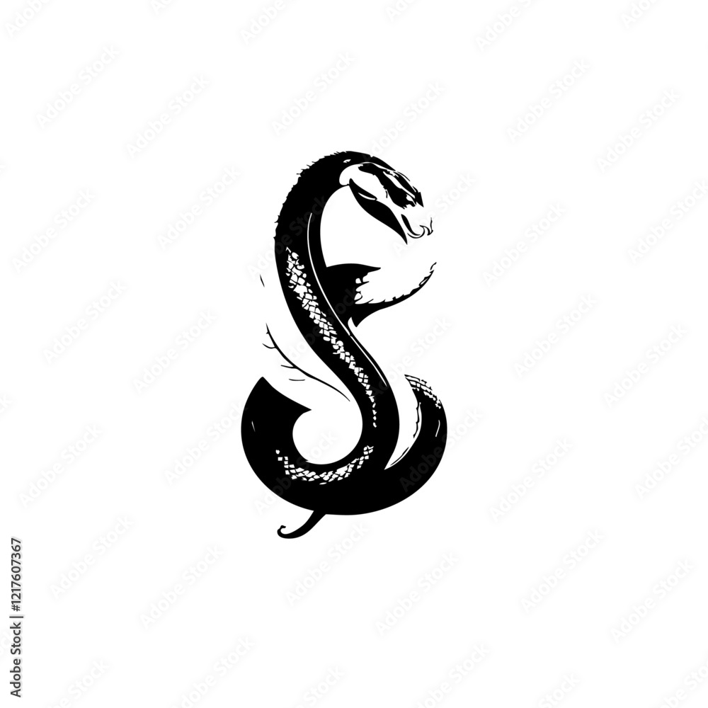 Obraz premium Snake Vector Logo Design