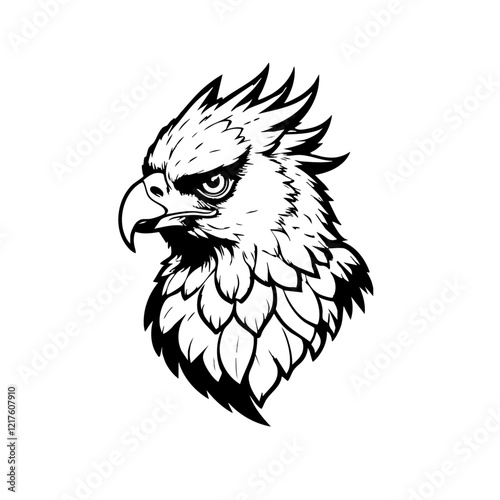 Harpy Eagle Vector Logo Design