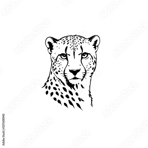 Leopard Vector Logo Design photo