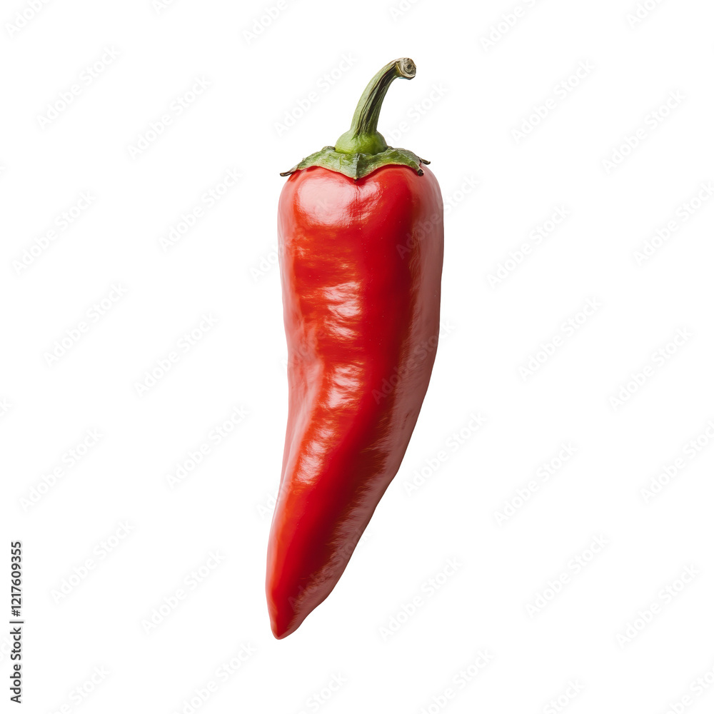 Fresh red pepper isolated on a clean transparent background showcasing its vibrant color and smooth texture, red pepper islated on transparent background Fresh red pepper isolated on a clean transparent background showcasing its vibrant color and smooth texture, red pepper islated on transparent background