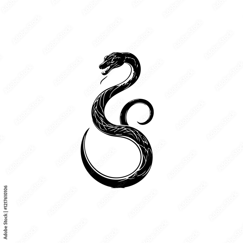 Obraz premium Snake Vector Logo Design