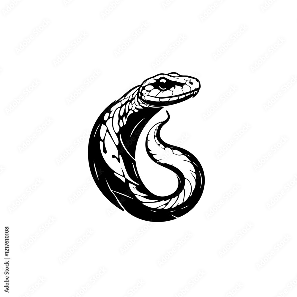 Fototapeta premium Snake Vector Logo Design