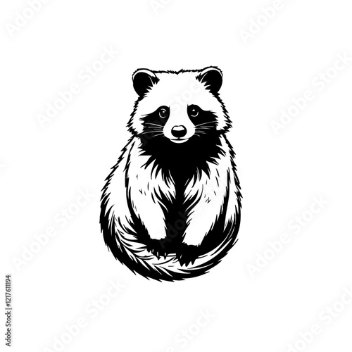 Raccoon Vector Logo Design