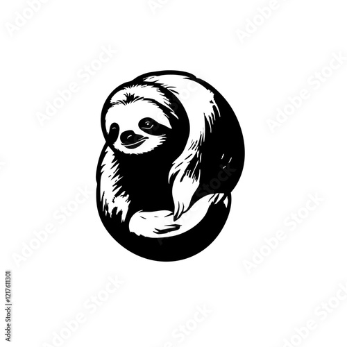 Sloth Vector Logo Design