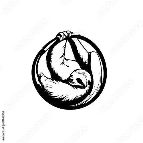 Sloth Vector Logo Design