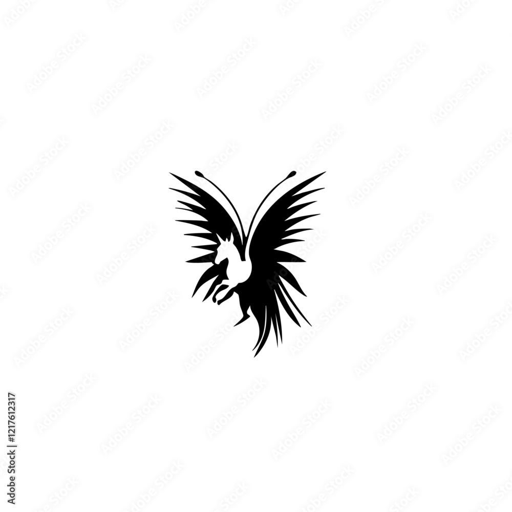 Obraz premium Butterfly Vector Logo Design